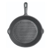 KitchenCraft Deluxe Cast Iron Round Ribbed Grill Pan 9.5"